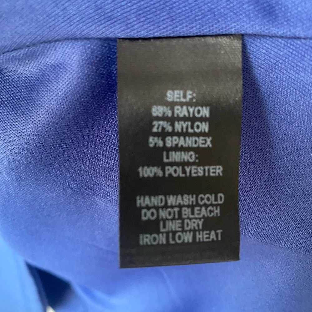 Lulu's Blue Off-Shoulder A-Line Dress for Weddings - Picture 4 of 4